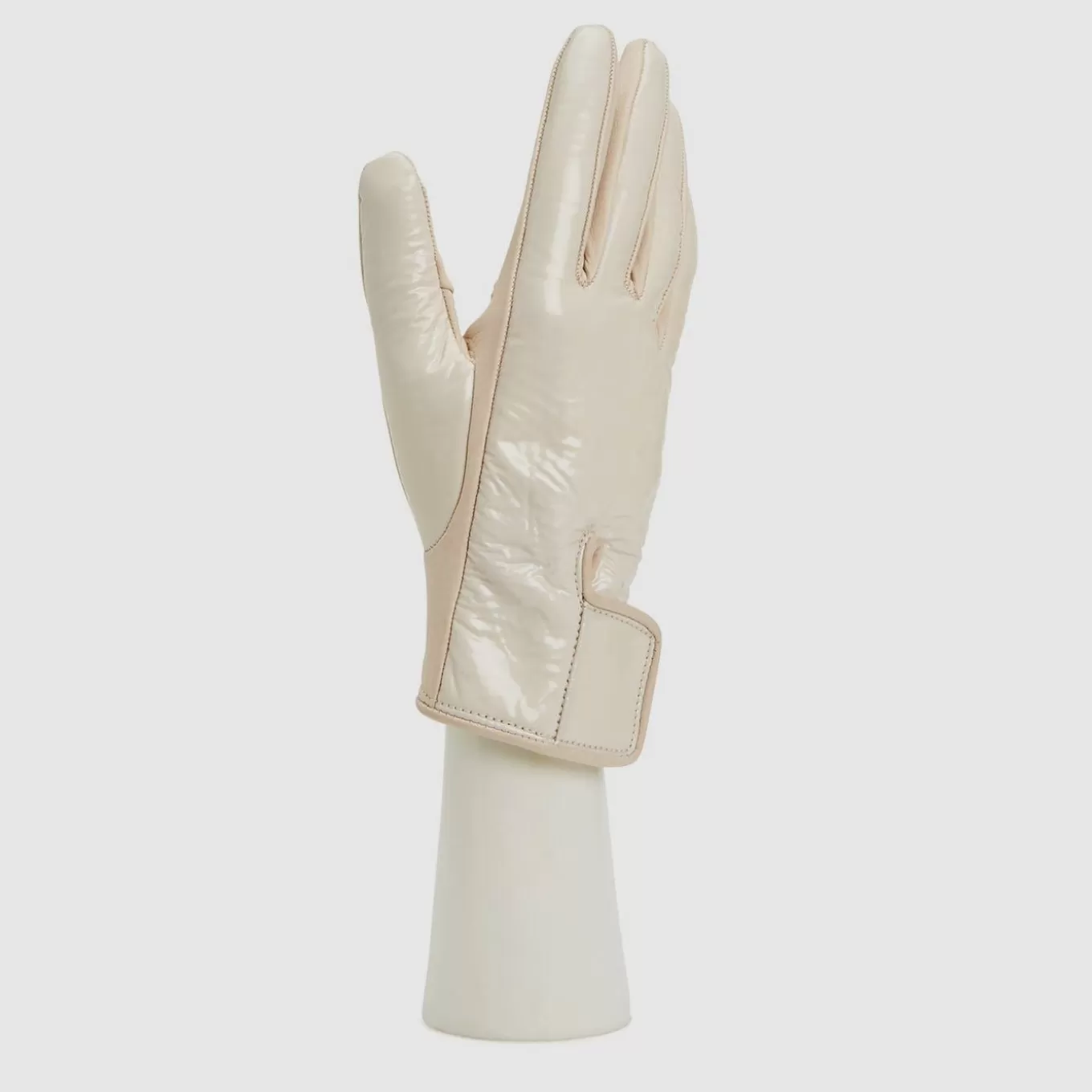 Gloves | Women Aquatalia Patent Leather Glove Taupe