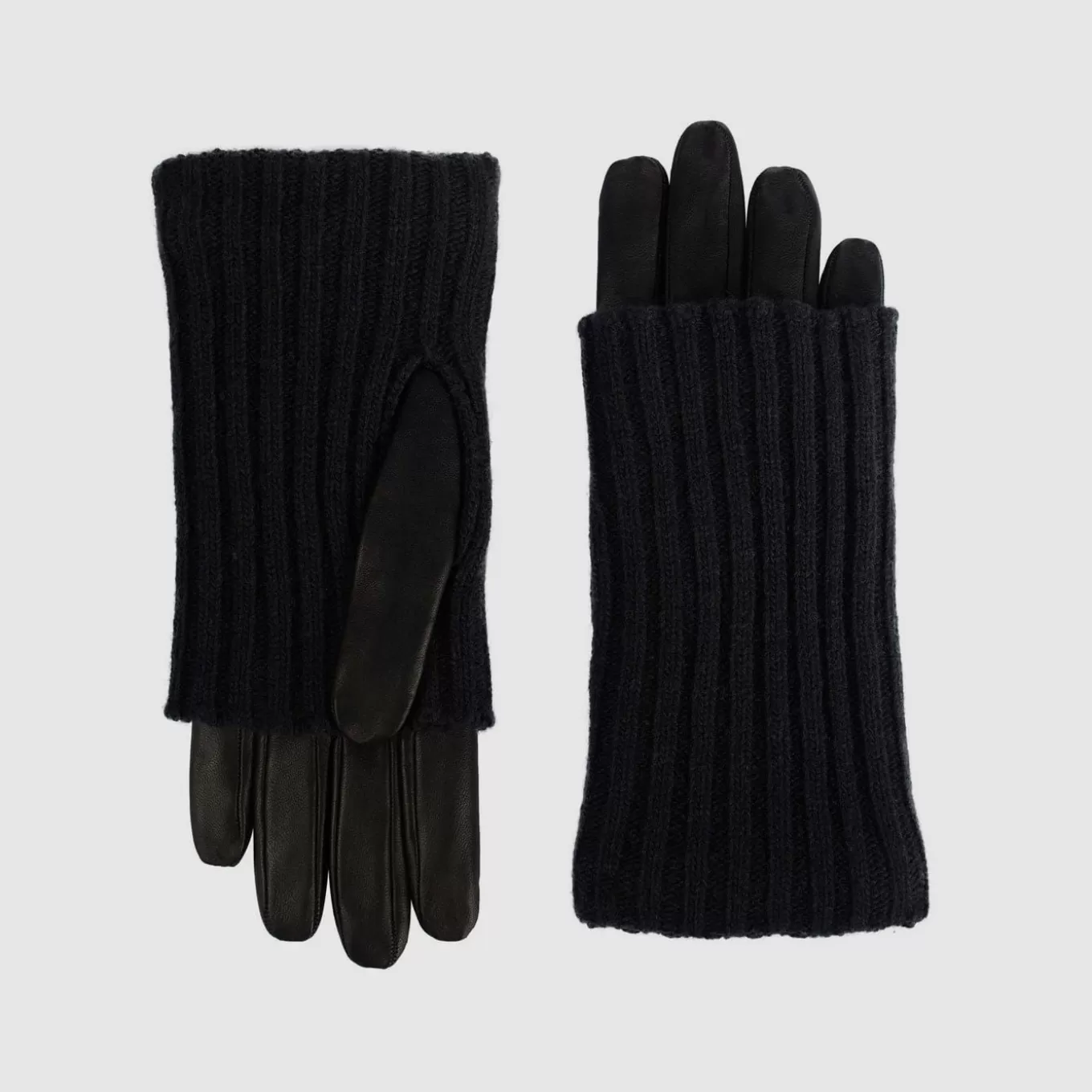 Gloves | Women Aquatalia Sweater Cuff Glove Black